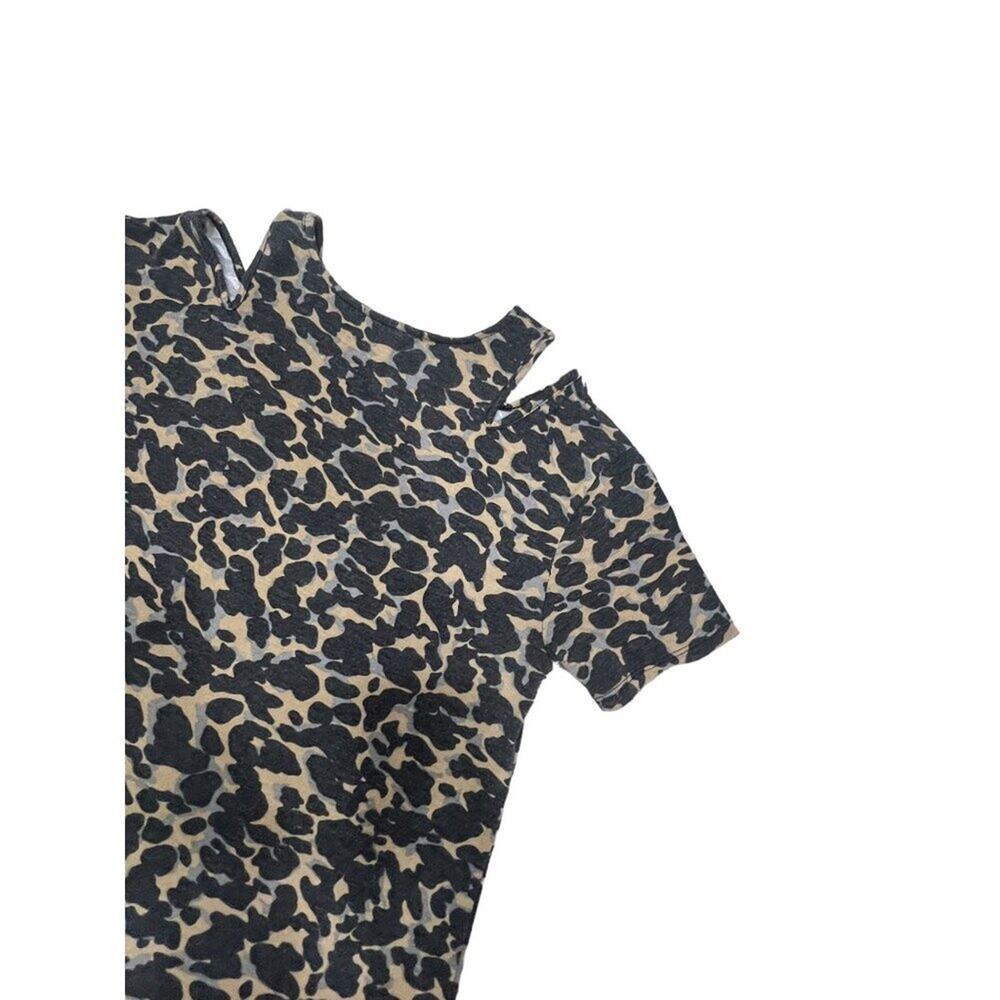 Painted Threads Size L‎ Camouflage Camo Cut-out Shoulder Top Blouse - Picture 6 of 7